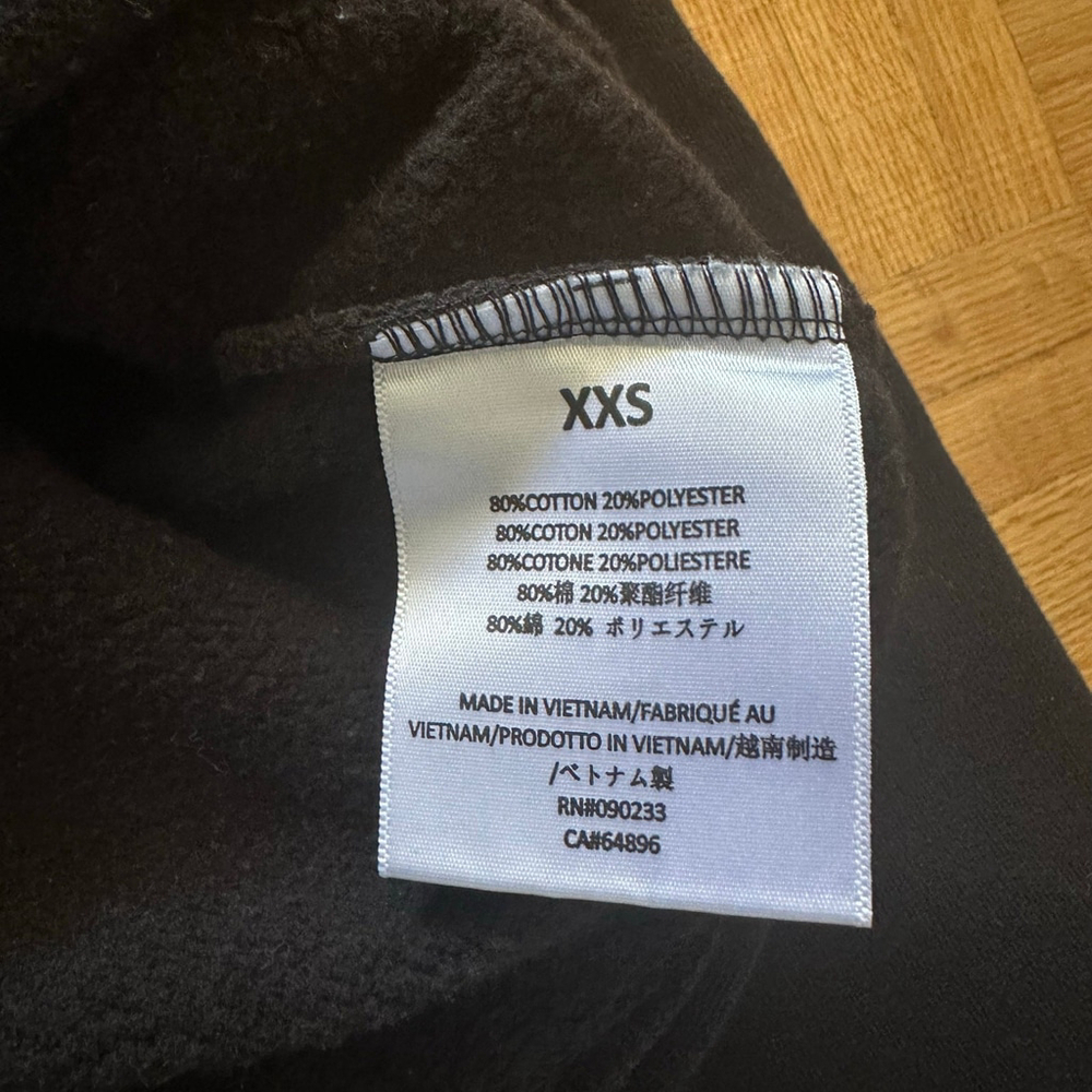 Essentials Fear of God Black Mock Neck sweatshirt Size XXS - Picture 7 of 9
